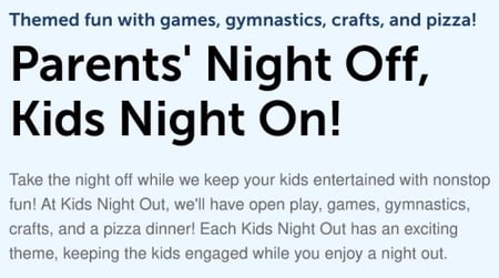 Kids Night Out | Rowland Ballard Atascocita