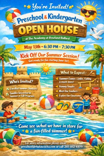 Preschool & Kindergarten Open House at The Academy at Rowland Ballard