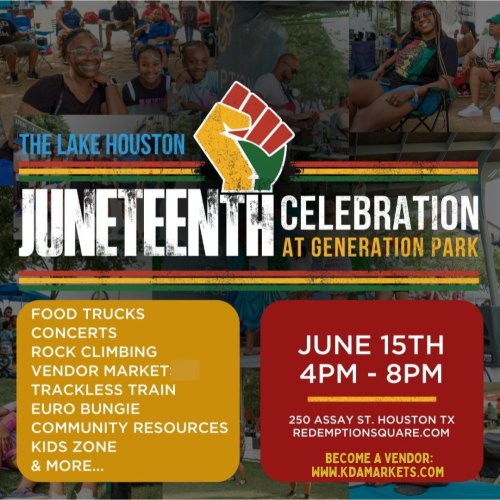 The Lake Houston Junneteenth Celebration at Generation Park