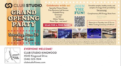 Club Studio Grand Opening
