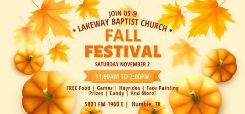 Fall Festival at Lakeway Baptist Church