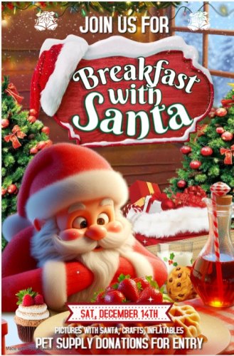 Breakfast with Santa at Kids' R' Kids Eagle Springs