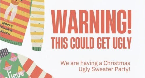 Ugly Sweater Party and White Elephant at Megaton Brewery