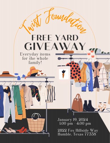 Twist Foundation Free Yard Giveaway