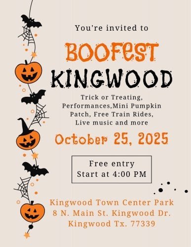 Kingwood BOOFEST 2025