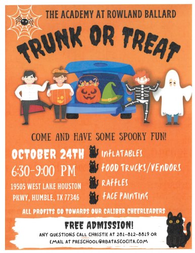 Trunk Or Treat at The Academy at Rowland Ballard