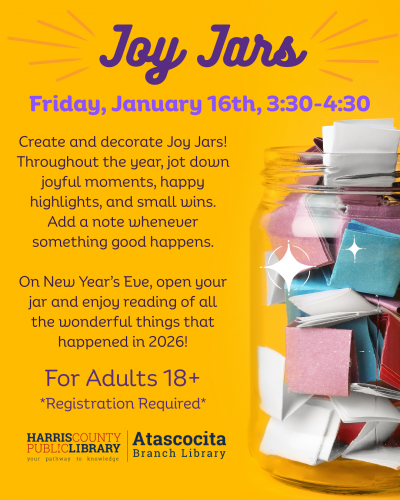 Joy Jars at Atascocita Library