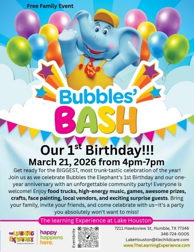 The Learning Experience at Lake Houston's 1st Anniversary Party