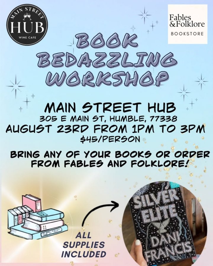 Book Bedazzling Workshop with Fables & Folklore Bookstore