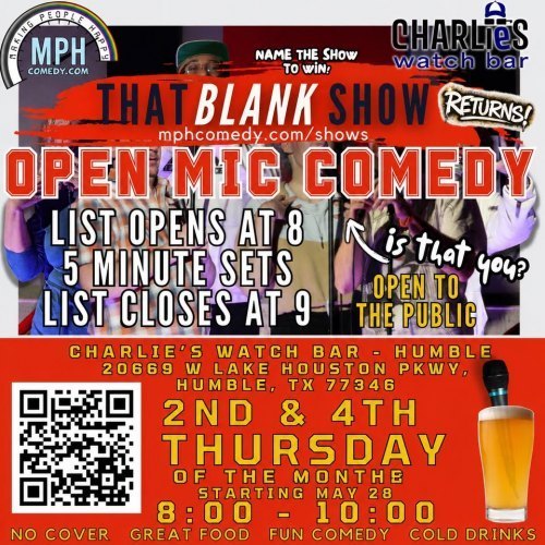 That “Blank” Show - Comedy Open Mic