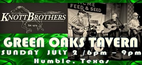 Randy C Moore & The Knott Brothers at Green Oaks Tavern