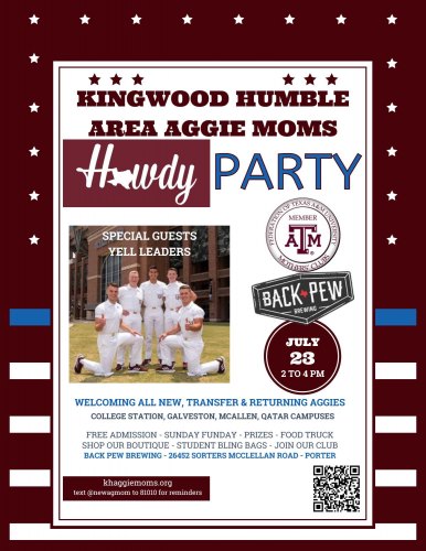 Howdy Party hosted by Kingwood Humble Aggie Moms