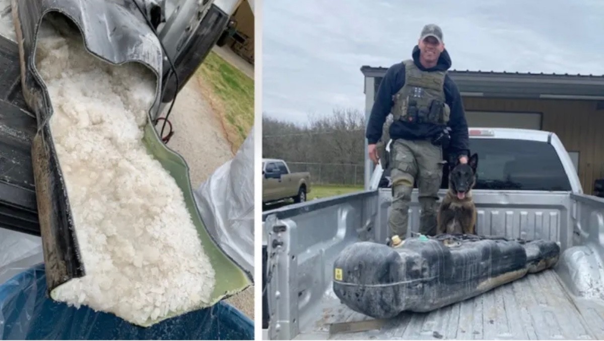More than 200 pounds of meth worth nearly $4M seized during traf