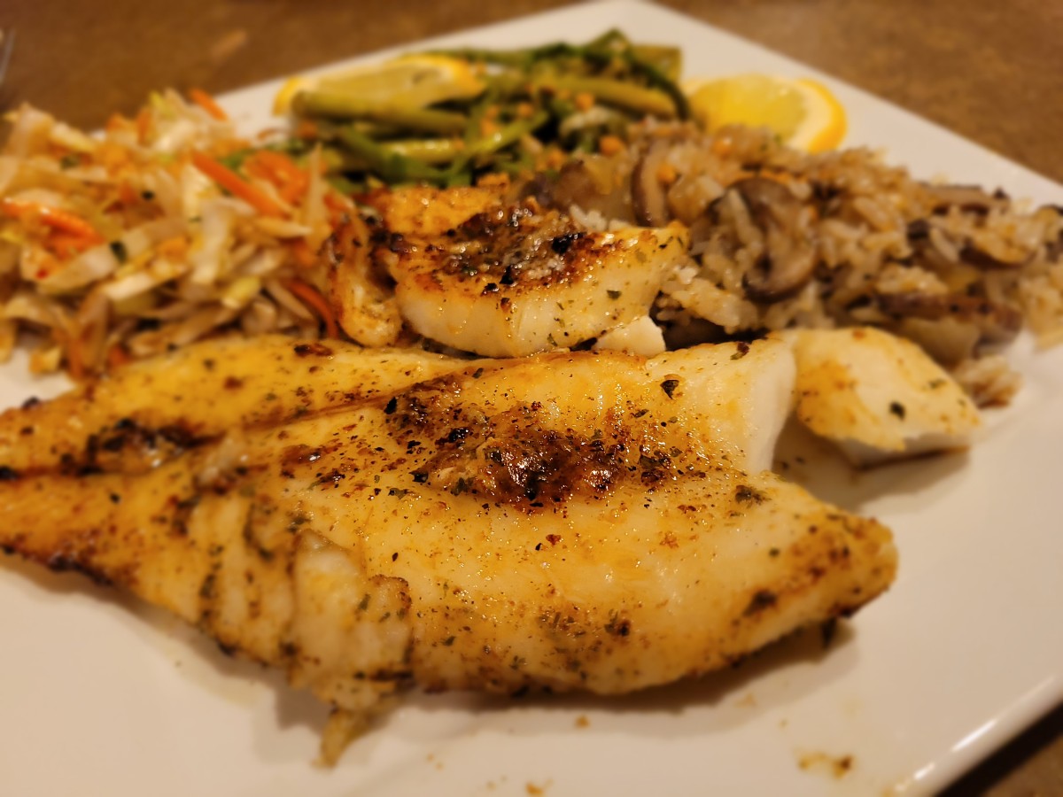 Did a little Air Fry Orange Roughy with a Sesame Ginger slaw. Al