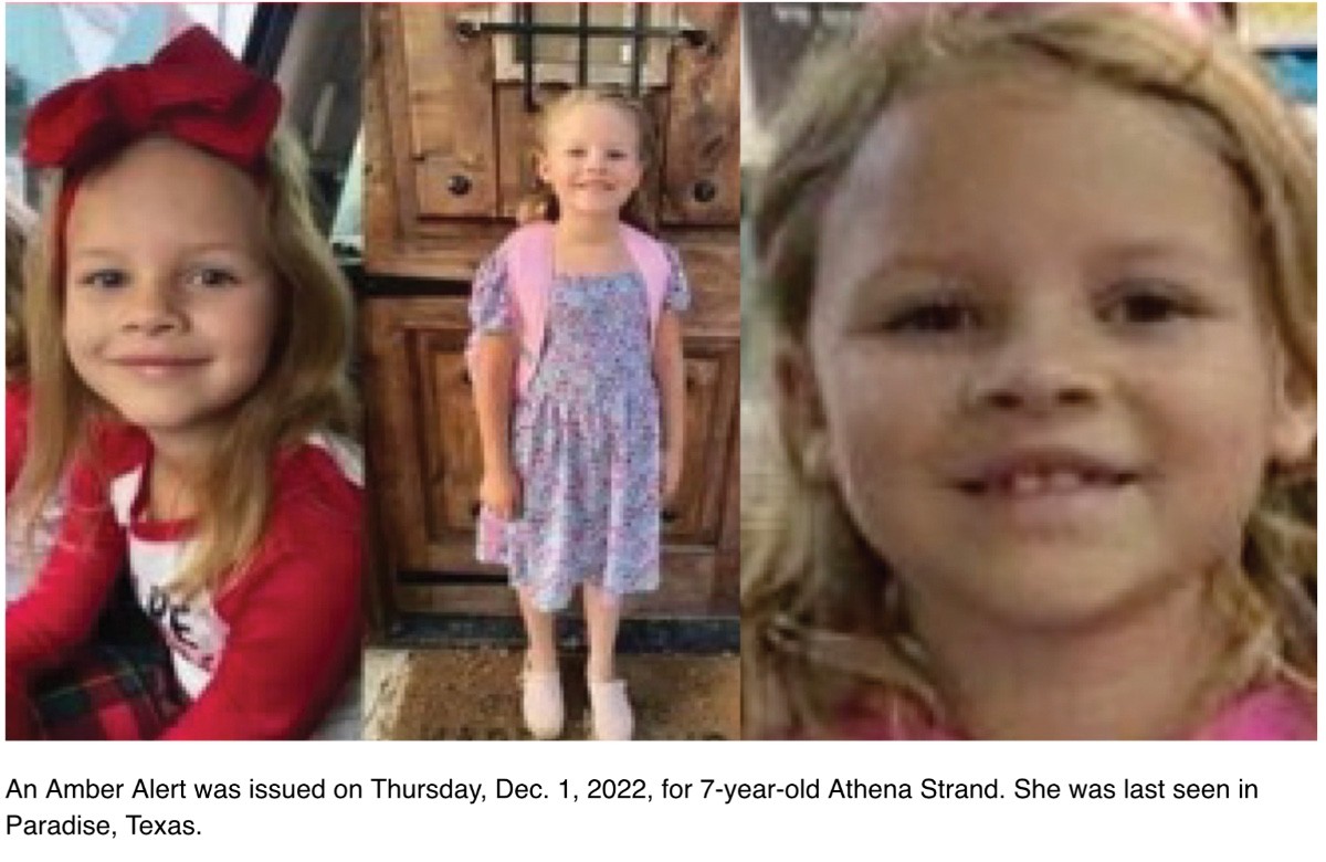 Amber Alert that went out yesterday