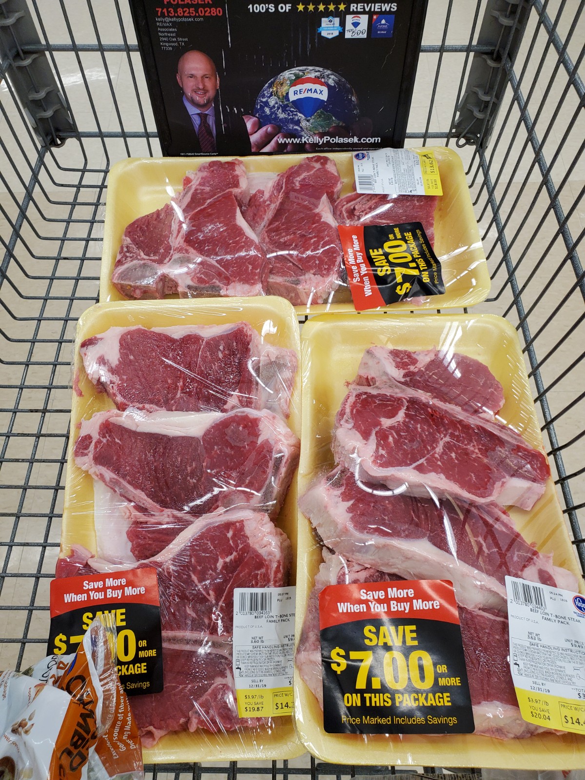 Nice tbone steak find at krogers. )