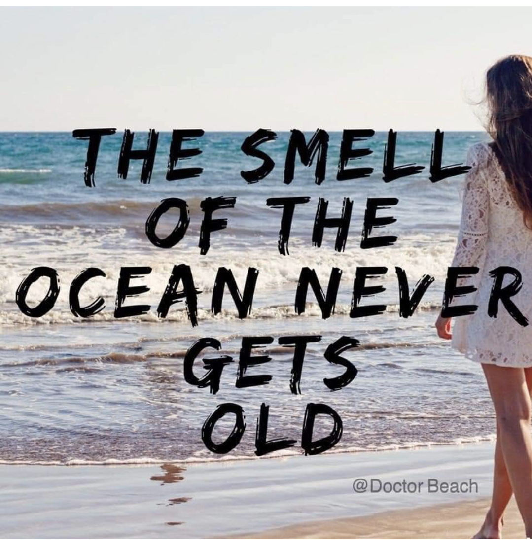 The smell of the ocean