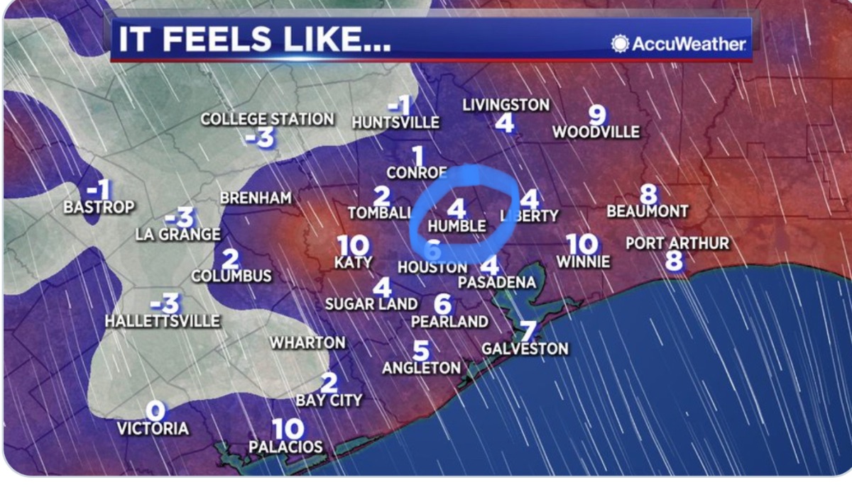 Another winter storm warning issued for Houston area as more fre